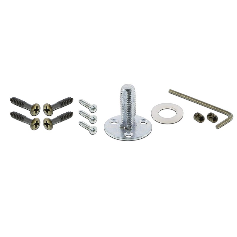 Nostalgic Warehouse New York Plate with Keyhole Deco Knob, Single