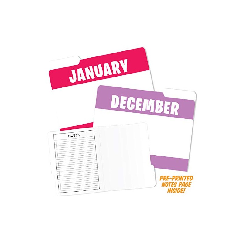 Top Notch Teacher Products TOP3394 Designer File Folders, Months of