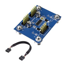 Adaptador Convertidor De 1 A 2 USB 2 0 9 Pines Estabilidad Doble Canal para Tarjetas WiFi Ventilador Color Adaptador USB Interno Expansión Hardware PC