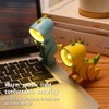Fowecry 6 Piece Mini LED Desk Dinosaur Shape Lamp Cute