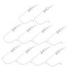 Mipcase 10pcs Stainless Steel Fish Lock Device Professional Fishing Clip