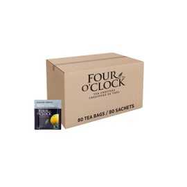 Four O'Clock Earl Grey Black Tea, Non-Gmo, Kosher, Gluten-Free, 80 Teabags
