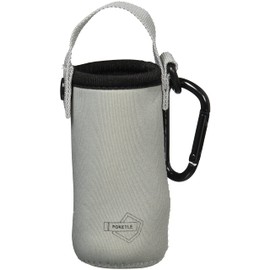 Pocket Bottle S Cover, Carabiner, Water Bottle Holder, Light Gray