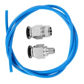 Hohopeti 1m PTFE Tube Fitting Printer Bowden Tubing Pneumatic Connectors High Heat Resistance Low Friction Self-lubricating