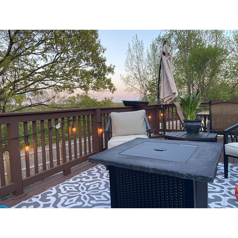 Rolay S14 Clear String Light Bulbs, 2W Plastic LED Replacement