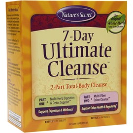Irwin Naturals Nature's Secret 7 Day Ultimate Cleanse - 2 Part Total Body Cleanse Promotes Heal