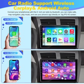 Car Stereo for Dodge Challenger(2008-2014), for Dodge Avenger(2008-2014),4GB + 64GB 10” HD Touchscreen Car Radio – Android 12 System, Wireless CarPlay & Android Auto, GPS Navigation & Bluetooth