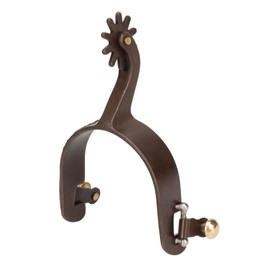 PUSOKEI 2 Espuelas de Vaquero con Engranaje Giratorio, Espuelas Occidentales de Acero con bajo Contenido de Carbono para Hombres y Mujeres, Estilo Vintage de Vaquero Occidental,