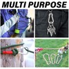 3 Inch 4 Pack Spring Snap Hook-M8x80mm, Cable Machine Accessories