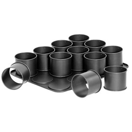 Frieling USA Zenker Ring Mold Pan for Mini Desserts, Nonstick