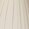Creme Linen Medium Box Pleat Lamp Shade 7" Top x