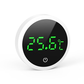 LOFICOPER Aquarium Thermometer Wireless Digital Stick-on Thermometer for Aquariums Water Temperature Monitor for Aquariums Temperature Measuring Range 0℃~60℃