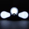 Solar Garden Lights Professional Waterproof 3 Heads Rotation High Power