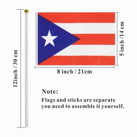 Ckexin 228 Countries Small Stick Flags Mini International World Hand Held Flag Decorations