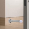 3 Pack Stainless Steel Doorstops Chrome Spring Door Stops Wall