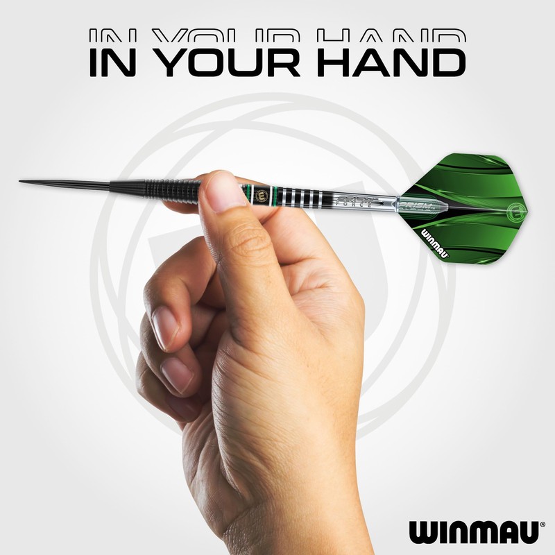 WINMAU Sniper Black 23g - Professional 90% Tungsten Darts Set