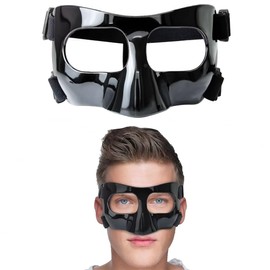 GXGM Nasenschutz für Gebrochene Nase,Verstellbarer Gesichtsschutz,Nasenbeinbruch Maske,Sport Maske,Sportschutzmaske für Erwachsene,Geeignet für Basketball,Fußball und andere Arenastic