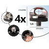 Lhbwhiz Pack of 4 1/4 Inch Camera Mounting Screw, Adapter