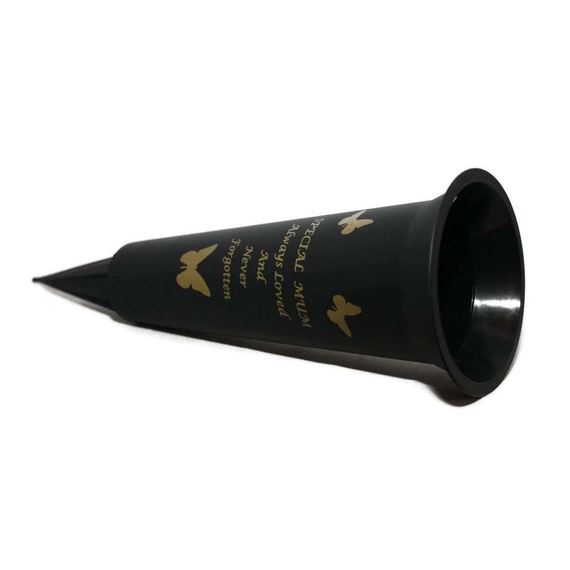 Special Verse Graveside Memorial Grave Spiked Flower Vase (Mum, 1