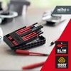 Wiha 43159 Slim Bit Set Electric Slotted Phillips 6-Piece Including
