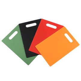 Saedy Kleines Schneidebrett-Set, farbiges Kunststoff-Schneidebrett, 4 Stück