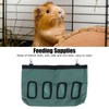 Rabbit Feeder Bag Hanging Feeding Tote with 4 Holes for
