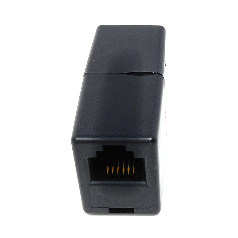 DRUT 1pcs RJ12 (RJ11) 6P6C 6 Pin Female Coupler Adapter