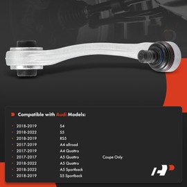 A-Premium Front Right Upper Rearward Control Arm and Ball Joint Compatible with A4/A4 allroad/A4 allroad 2017-2019, A5 Quattro 2017-2022, RS5/S4/S5 Sportback 2018-2019, S5/A5 Sportback 2018-2022