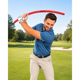 Kaiersn Indoor Golf Multi-functional Swing Aid Power Stick Swing Trainer Soft Baton