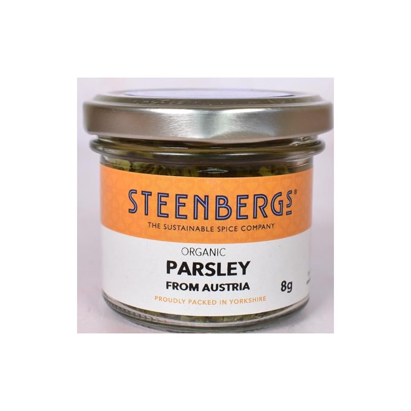 Steenbergs Organic Parsley Dried Herb Standard Jar 8g