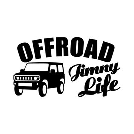 [KAIMIRU STORE] Suzuki Jimny Sierra 4WD Van Universal Car Sticker Decal Sticker Outdoor Off-Road (Black k-240)
