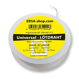 Temperaturgeregelter Lötkolben 75 W PTC70 230V mit 1m Lötdraht