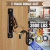 Hanwosi E Track Hooks 6 PCS and E-Track Tie Down