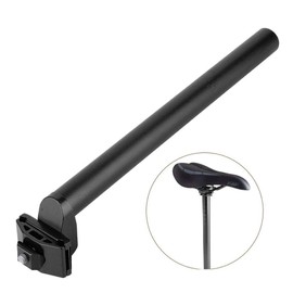 Seat Post 25 mm, Seat Post Spring, Seat Post 25 4 mm, 25.4 x 300 mm Mountain Road Bike Shockproof Aluminium Alloy Bicycle Saddle Seatpost Tube Seat Post (Black)