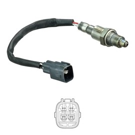 DELPHI ES21234-12B1 Lambdasonde vor Katalysator Oxygen O2 Sensor Planarsonde, Beheizt 195mm