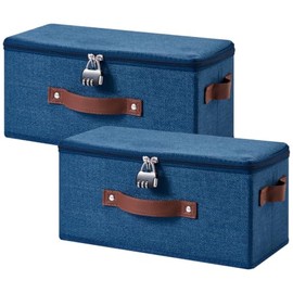Caja de almacenamiento con cerradura de combinación de 2