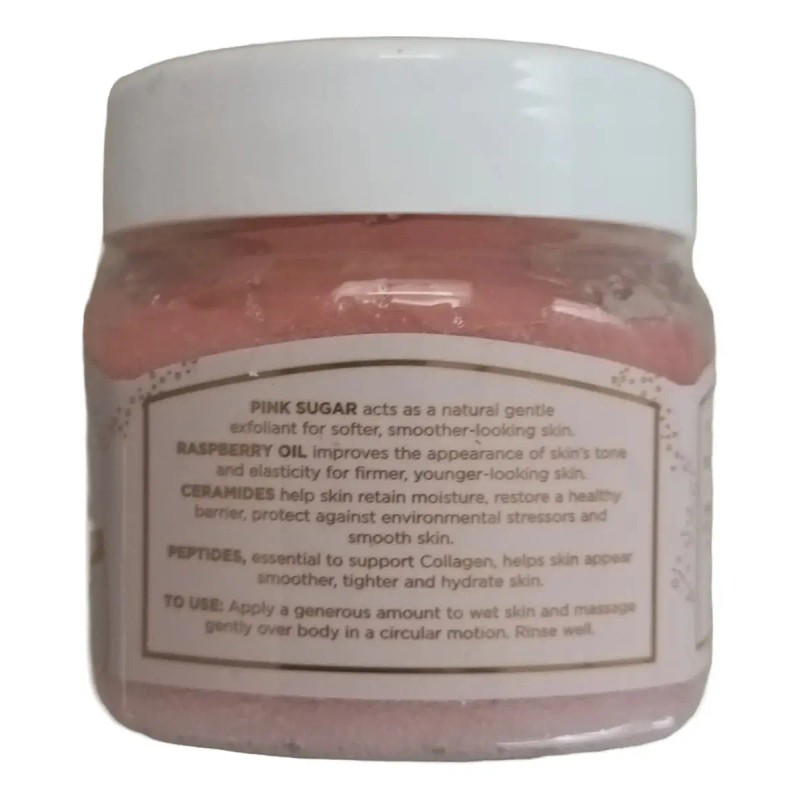 Exfoliante Corporal Rosé Champagne Wishes de Pink Sugar y Frambuesa,