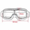 TDR WWII Style Aviator Goggles - Adjustable, Windproof, Safety Enhanced,