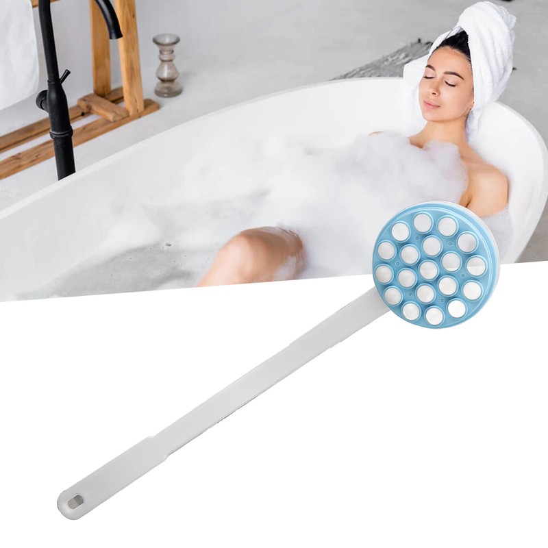 Lotion Applicator Massager Long Shower Bath Brush Roll On Dispenser