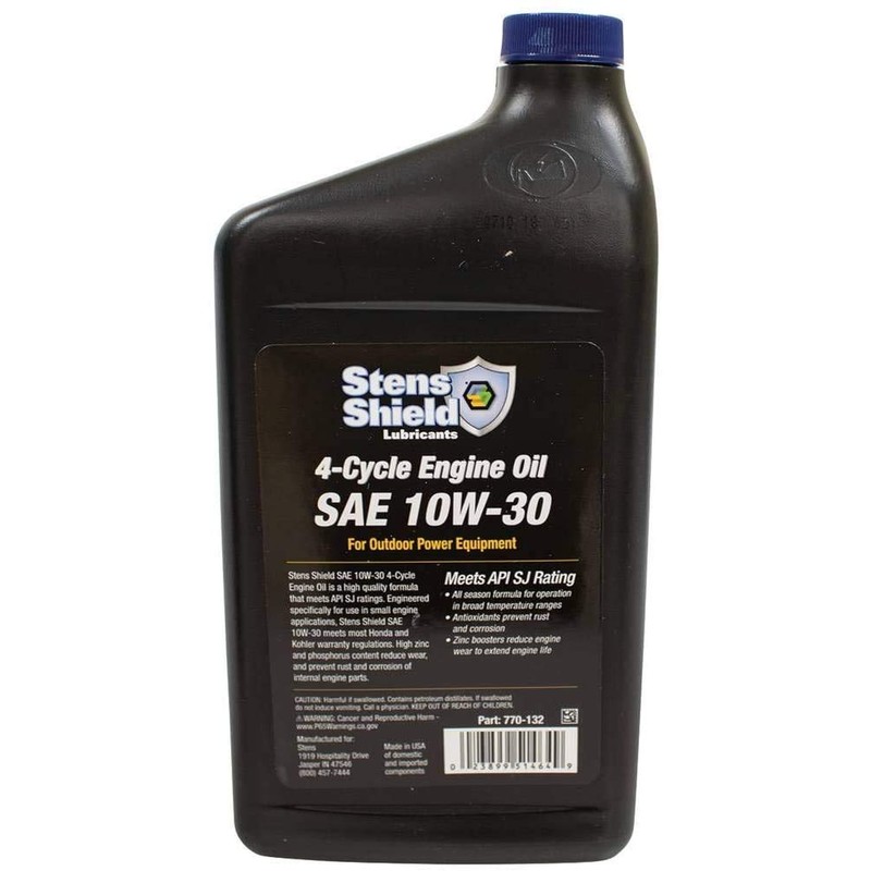 Stens Shield 770-132 SAE 10W-30 4-Cycle Engine Oil Quart