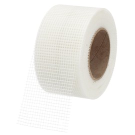PATIKIL Drywall Repair Mesh Tape, 3 inch x 164 ft Fiberglass Repair Patch Self-Adhesive Dry Wall Joint Tape 7 Mesh Wall Hole Crack and Seam Patch, White
