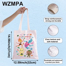 WZMPA Ember & Wade Canvas Tote Bag Ember & Wade Fans Gift In My Elemental Shoulder Bag Ember & Wade Merchandise, In My Elemental Tg