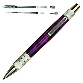 Penn State Industries PKEDCDAL DuraClick EDC Click Ballpoint Pen Kit Woodturning Project (1pack in Aluminum)