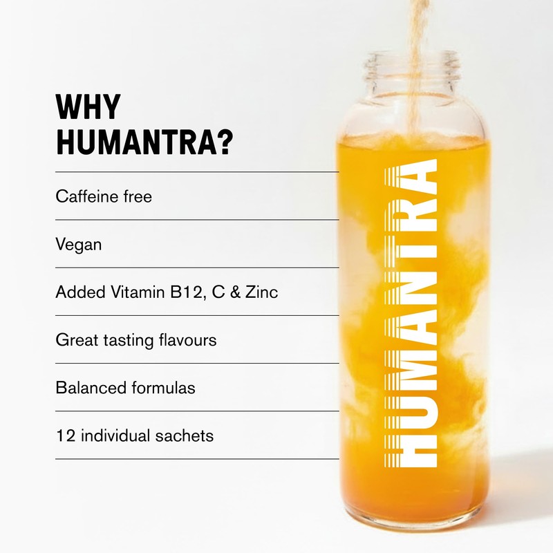Humantra Electrolytes Powder - 12 Sachet Variety Pack - Powdered