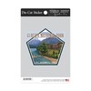 Die Cut Sticker Glacier National Park, Montana, Lake McDonald Lodge,