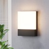 Aoceley Modern Outdoor LED Wall Light,24W 3000K Wall Porch&Patio Light,IP65