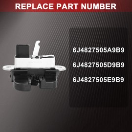 6J4827505E9B9 Tailgate Lock, Boot Lock, Boot Lid, Door Lock Replacement for 2009-2017 Seat Ibiza 6J (5-Door), 6J4827505A9B9, 6J4827505D 9B9