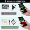Xzeemo 10 x Credit Card Case, RFID Blocker Card Case,