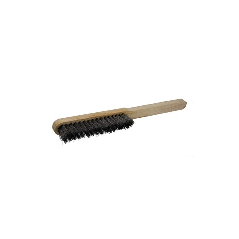 Lessmann Fine Brush Length 225 mm, Stainless Steel Wire Wavy