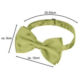 BomGuard Men's Bow Tie in 40 Colours (Black, Red etc.) for a Wedding, Party or Elegant Occasions I Trendy Bow Tie -